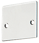 C.R. Laurence CRL Satin Anodized End Cap for Wide &quot;U&quot; Channel for 3/4&quot; Glass | NH3ECSA