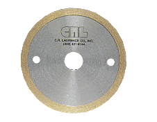 C.R. Laurence CRL 3-3/8&quot; Metal Bond Diamond Glass Cutting Blade 9/16&quot; Arbor - 100 Grit | NS3B