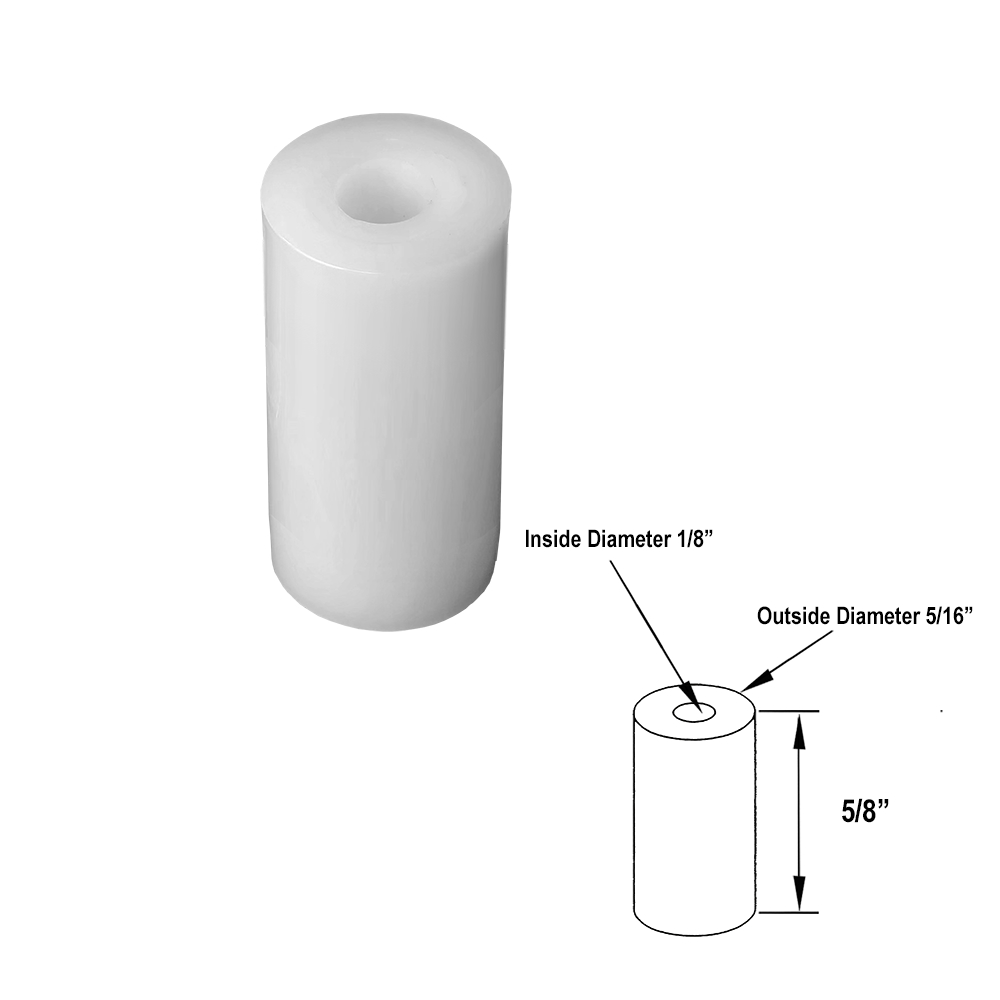 Gordon Glass&amp;#174; Replacement Nylon Pivot Spacer/Bushing for Hinged Shower Doors | NSFD
