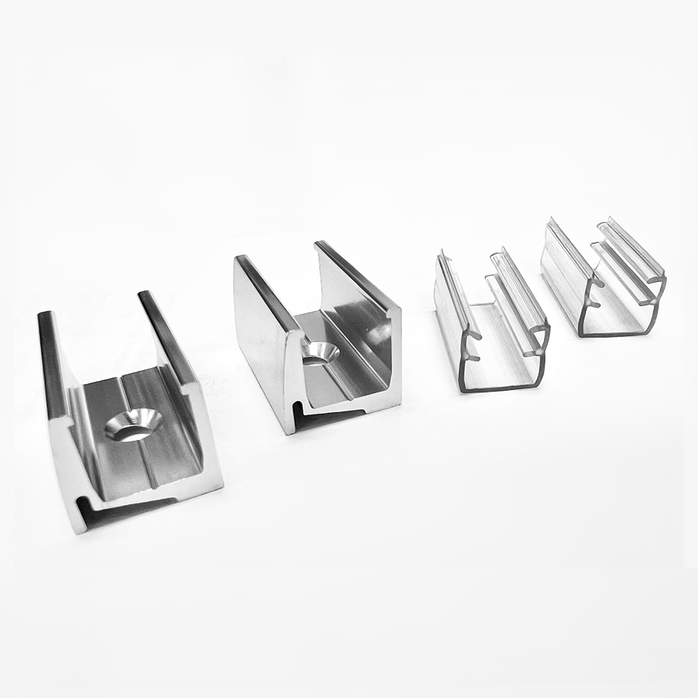 Gordon Glass&amp;#174; Shower Enclosure Clamp for 3/8&quot; Fixed Panel - Set of 2 - Chrome Finish | NSNACH