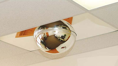 Se Kure Dome &amp; Mirrors, Inc 22&quot; Acrylic 360 Degree 2x4 Drop-in Full Dome Mirror | ONV36022D4
