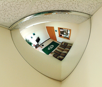 Se Kure Dome &amp; Mirrors, Inc 18&quot; 90 Degree Acrylic Quarter Dome Mirror | ONV9018