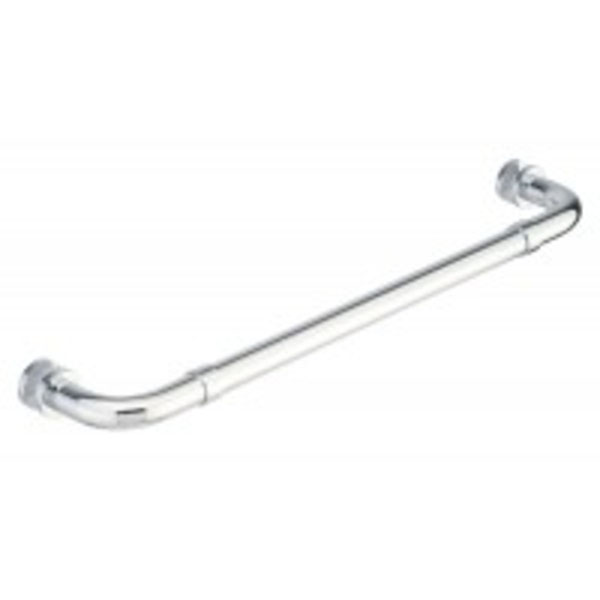 Opus I 24&quot; Cuttable Single-Sided Towel Bar with Rosettes - Polished Chrome | S124SNGTBPC