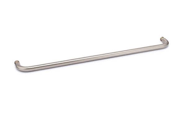 Opus II 24&quot; Cuttable Single-Sided Towel Bar without Rosettes - Brushed Nickel | S24SNGTBBN