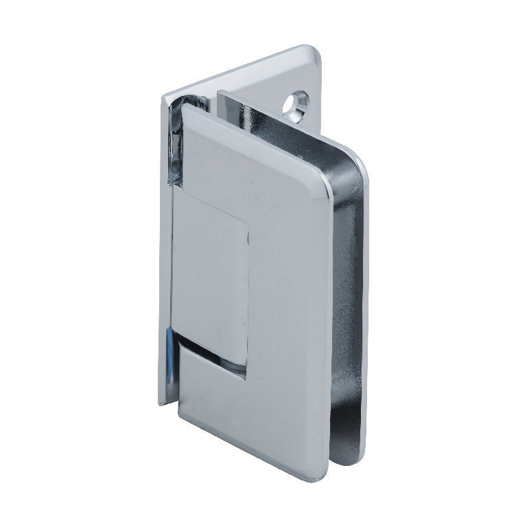 CRL Pinnacle 044 Series Polished Chrome Wall Mount Offset Back Plate Hinge | P1N044CH