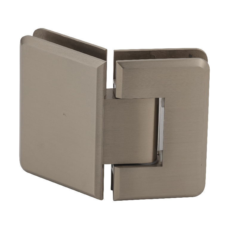 CRL Pinnacle 045 Series Brushed Bronze 135&amp;#186; Glass-To-Glass Standard Hinge | P1N045BBRZ
