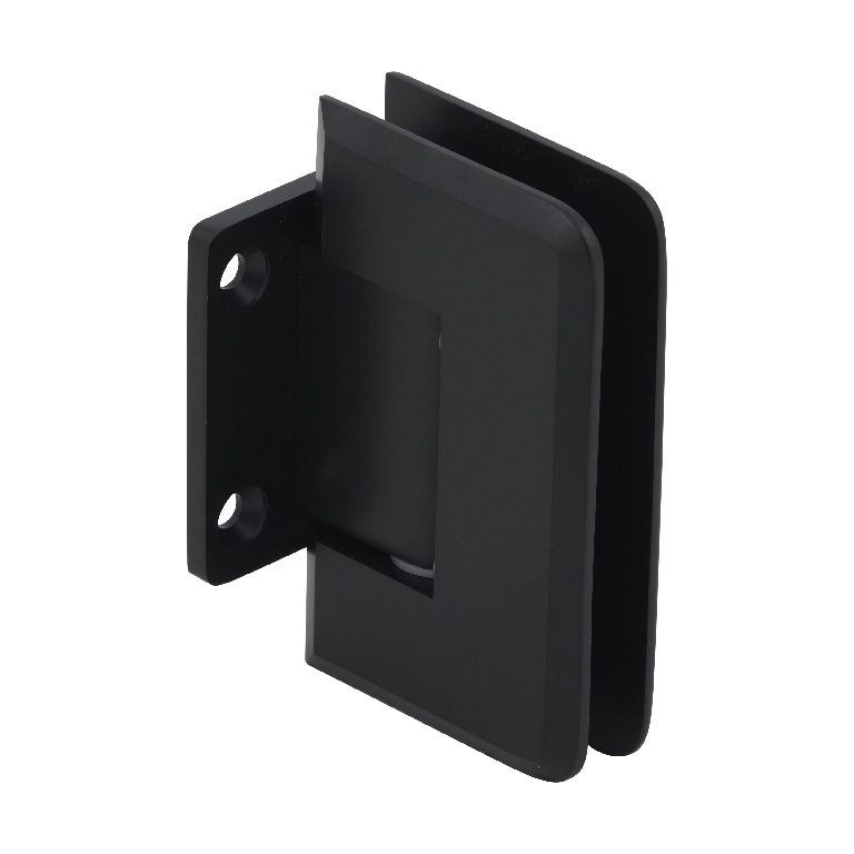 CRL Pinnacle 074 Series Oil Rub Bronze  Wall Mount Short Back Plate Hinge (Standard Model) | P1N0740RB