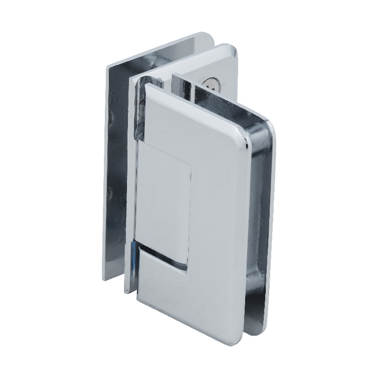 CRL Pinnacle 092 Series Polished Chrome 90&amp;#176; Glass-To-Glass Hinge | P1N092CH