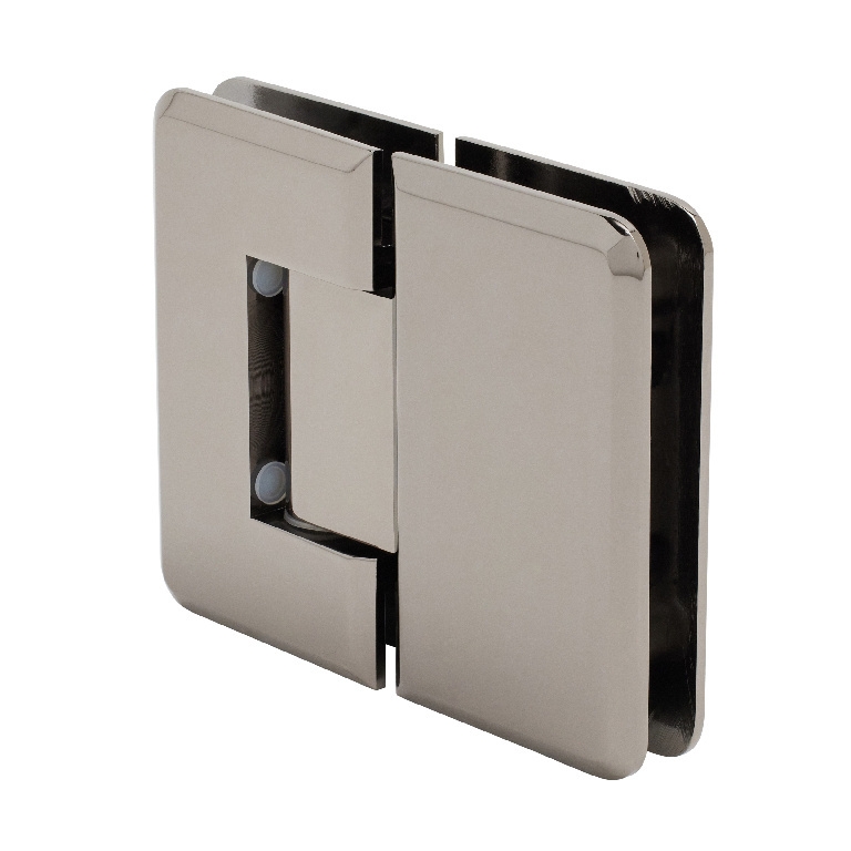 CRL Pinnacle 180 Series Gun Metal 180&amp;#186; Glass-To-Glass Standard Hinge | P1N180GM