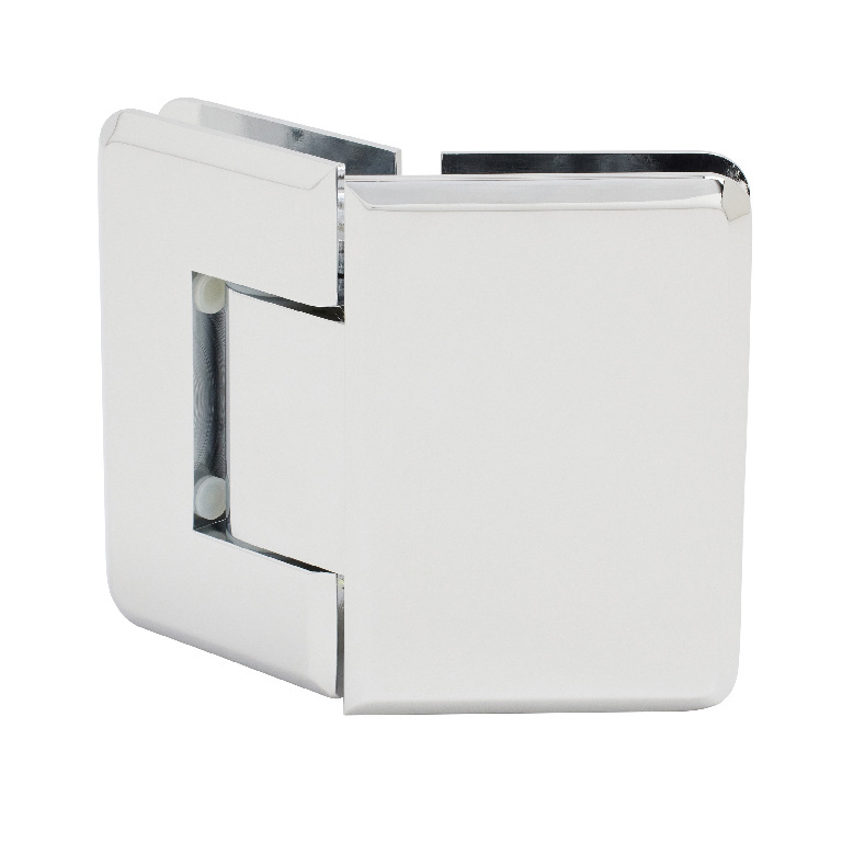 CRL Pinnacle 345 Series Polished Chrome Adjustable 135&amp;#176; Glass-to-Glass Hinge | P1N345CH