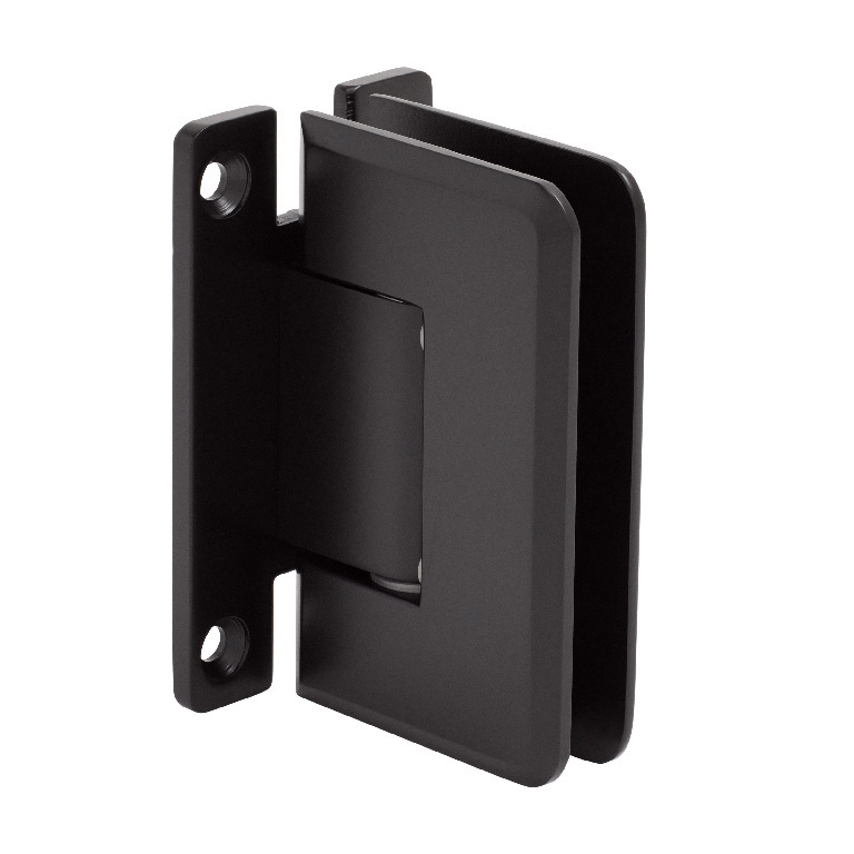 CRL Pinnacle 537 Series Oil Rub Bronze Wall Mount Full Back Plate Standard Hinge with 5&amp;#186; Offset | P1N5370RB