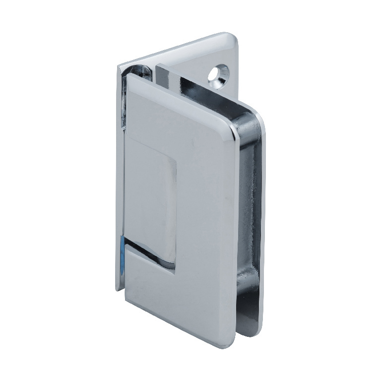 CRL Pinnacle 544 Series Polished Chrome 5&amp;#176; Wall Mount Offset Back Plate Hinge | P1N544CH