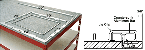 C.R. Laurence CRL Screen Table Jig Set | P7924