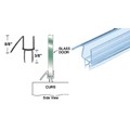 CRL Co-Extruded Clear Bottom Wipe with Drip Rail for 5/16" Glass - 31 in long