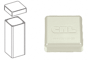C.R. Laurence CRL Oyster White 100 Series Post Cap | PC10W