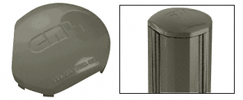 C.R. Laurence CRL AWS  Beige Gray 135 Degree Round Post Cap | PC135RBGY