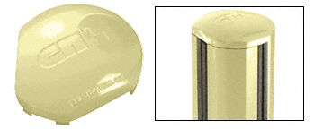 C.R. Laurence CRL Chromate (Unfinished) AWS 135 Degree Round Post Cap | PC135RCRM
