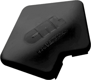 C.R. Laurence CRL AWS Black 135 Degree Rectangular Post Cap | PC135SBL