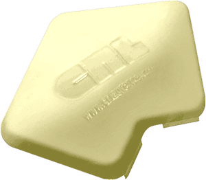 C.R. Laurence CRL Chromate (Unfinished) AWS 135 Degree Rectangular Post Cap | PC135SCRM