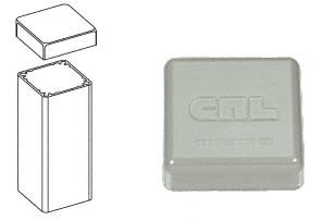 C.R. Laurence CRL Agate Gray 100 Series Post Cap | PC1AGY
