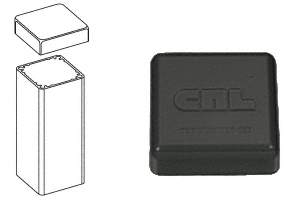 C.R. Laurence CRL Matte Black 100 Series Post Cap | PC1BL