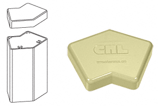 C.R. Laurence CRL 135 Degree Chromate (Unfinished) 100 Series Post Cap | PC45CRM