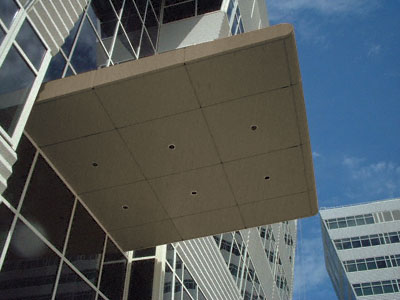 C.R. Laurence CRL Custom Brushed Bronze Premier Series Canopy Panel System | PDCN600CBBRZ