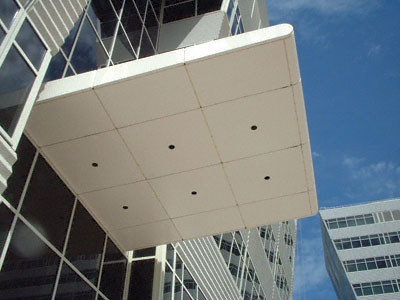 C.R. Laurence CRL Custom Bone White Premier Series Canopy Panel System | PDCN600CBW