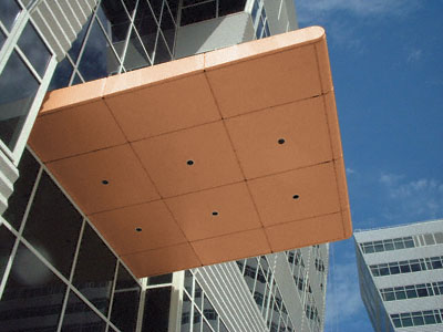 C.R. Laurence CRL Custom Copper Premier Series Canopy Panel System | PDCN600CCP