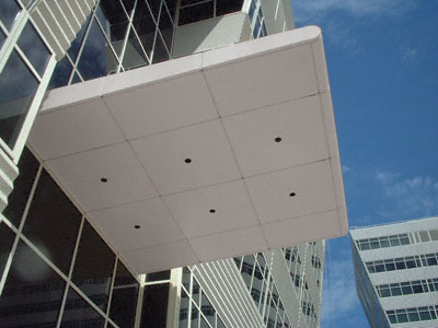 C.R. Laurence CRL Custom Non-Directional Stainless Premier Series Canopy Panel System | PDCN600CNDS