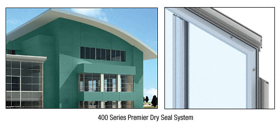 C.R. Laurence CRL Custom Kynar Painted Premier Series Wall Panel System | PDS400CKN