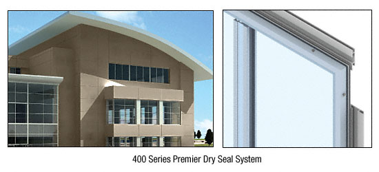 C.R. Laurence CRL Custom Polished Bronze Premier Series Wall Panel System | PDS400CPBRZ