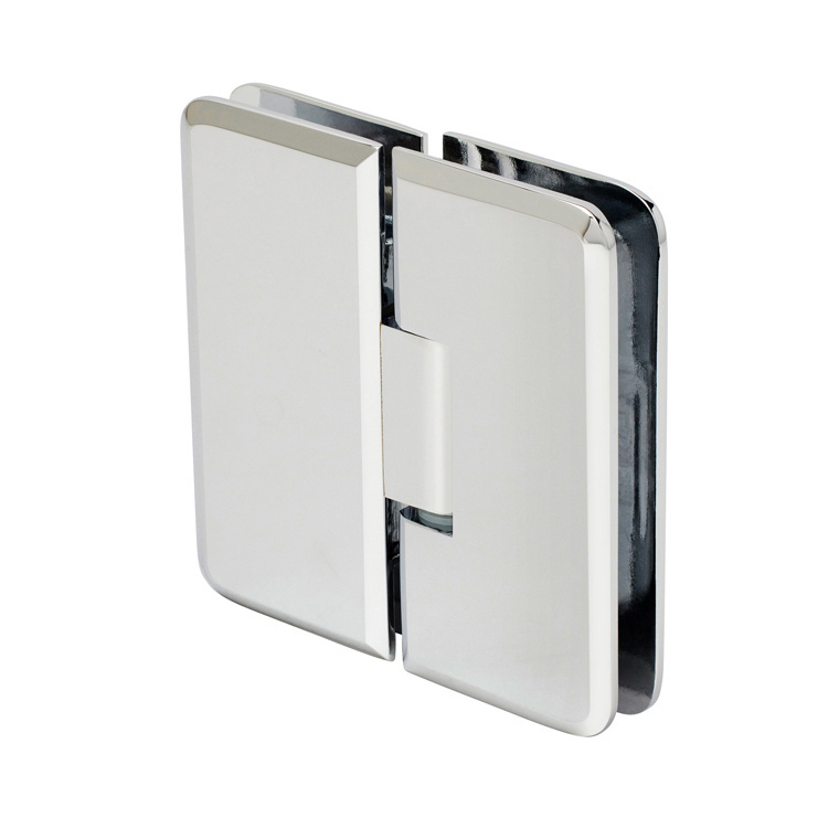 CRL Petite 180 Series Polished Chrome 180&amp;#176; Glass-to-Glass Hinge | PET180CH