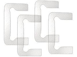 CRL Clear Gasket Replacement Set for Petite Series Hinges | PETGASKCLR