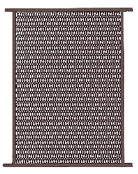 36&quot; Bronze Sliding Screen Door Grill | PG30BRZ