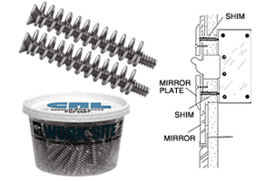 C.R. Laurence CRL Switch and Outlet Shims - Bulk Package | PGP48BP