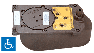 C.R. Laurence CRL Rixson Model PH28 8.5 Lb. Center-Hung 105 Degree Selective Hold-Open Floor Mounted Closer Body Only - Left Hand  | PH28105SH0LH85
