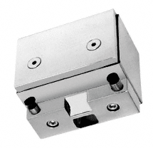 C.R. Laurence CRL Brushed Stainless Single Door Glass Transom Mount PK Series Stop/Strike | PK1GTBS