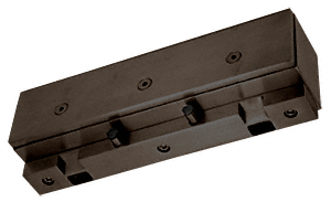 C.R. Laurence CRL Oil Rubbed Bronze Double Door Glass Transom Mount PK Series Stop/Strike | PK2GT0RB