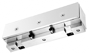 C.R. Laurence CRL Polished Stainless Double Door Glass Transom Mount PK Series Stop/Strike | PK2GTPS