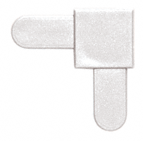 C.R. Laurence CRL Mobile Home White Screen Frame Corner - 20 pack | PL14336
