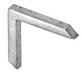 C.R. Laurence CRL Mill Aluminum Frame Corner - Pack of 20 | PL15030