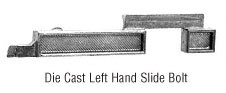 C.R. Laurence CRL Left Hand Slide Bolts for Standard Style Triple Track Window and Screen Frames | PL15492