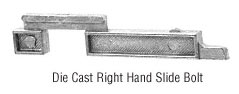 C.R. Laurence CRL Right Hand Slide Bolts for Standard Style Triple Track Window and Screen Frames | PL15494