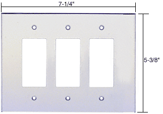 C.R. Laurence CRL 3X Decora Acrylic Mirror Plate - Clear | PMP302