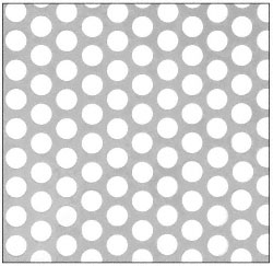 C.R. Laurence CRL Custom Perforated Infill Panel - 1/2&quot; Round Holes | PN1812PC