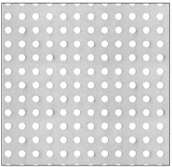 C.R. Laurence CRL Custom Perforated Infill Panel - 1/4&quot; Round Straight Holes | PN1814PC