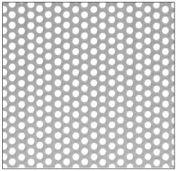 C.R. Laurence CRL Custom Perforated Infill Panel - 1/4&quot; Staggered Round Holes | PN1814SPC