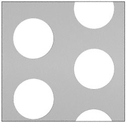 C.R. Laurence CRL Custom Perforated Infill Panel - 2&quot; Round Holes | PN182PC