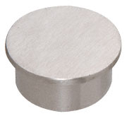 C.R. Laurence CRL Brushed Stainless 1-1/2&quot; (38.1 mm) Schedule 40 End Cap | PR15ECBS